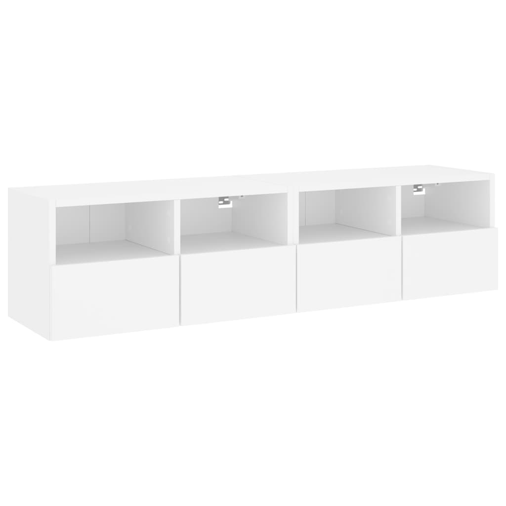NNEVL TV Wall Cabinets 2 pcs White 60x30x30 cm Engineered Wood-1