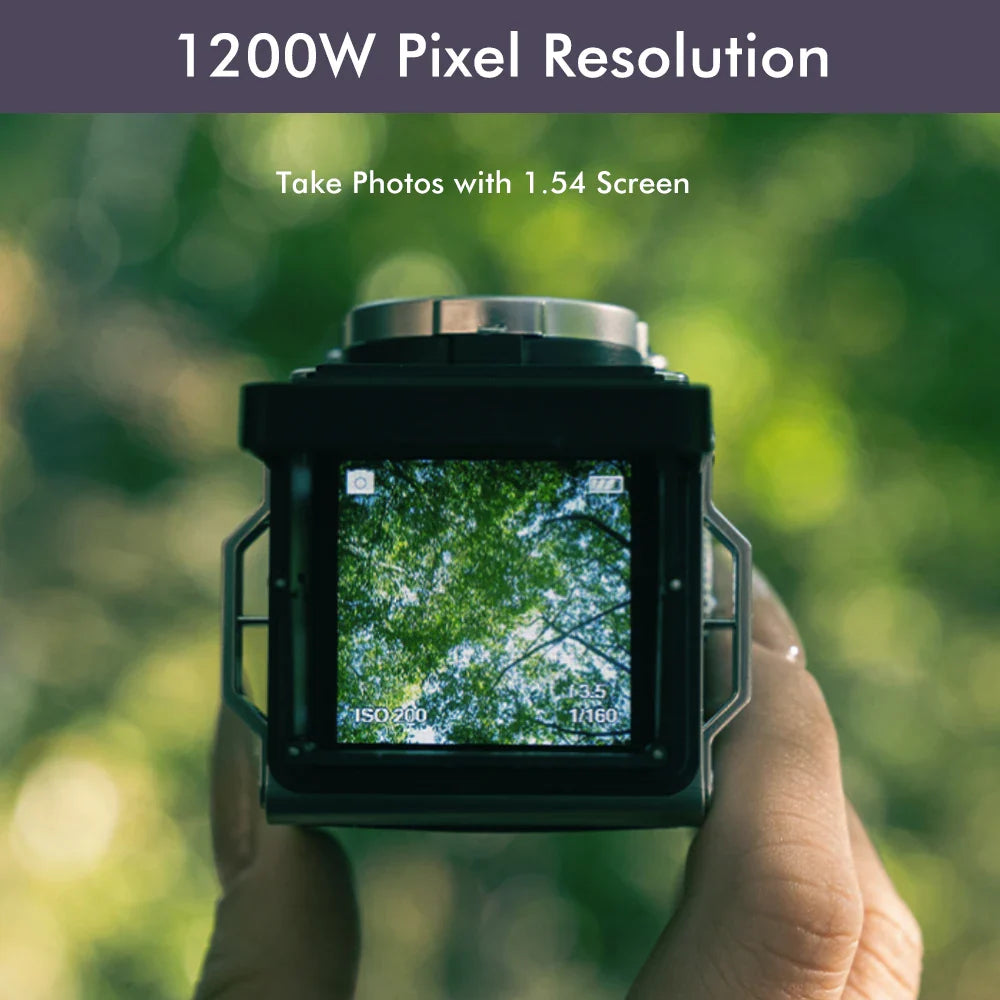 NNEOBA Mini Retro Digital Camera Black-2