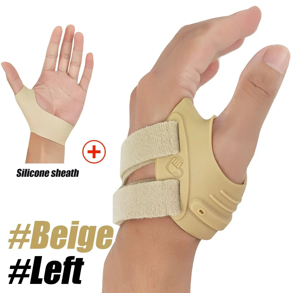 Thumb Support Brace CMC Joint Stabilizer Spica Splint L, Beige