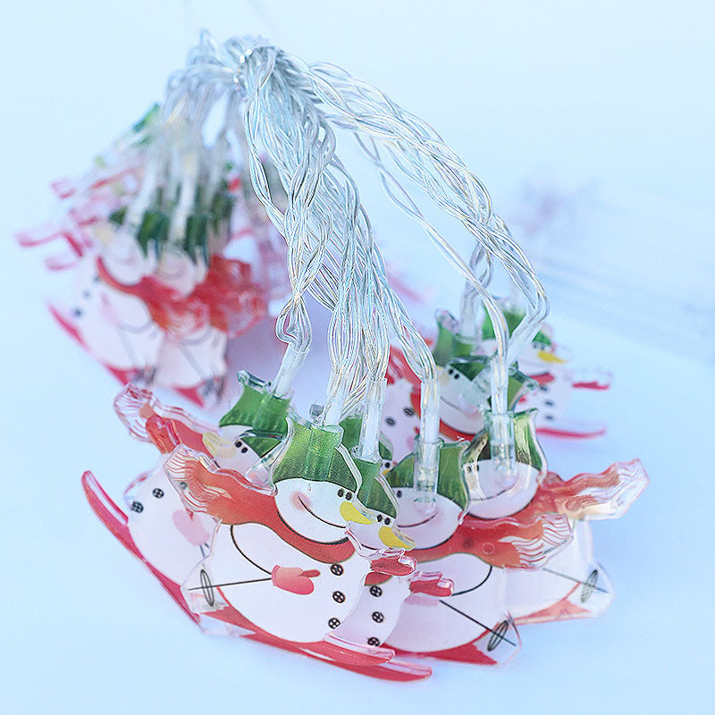 LED Light String Snowman Christmas Tree Decoration