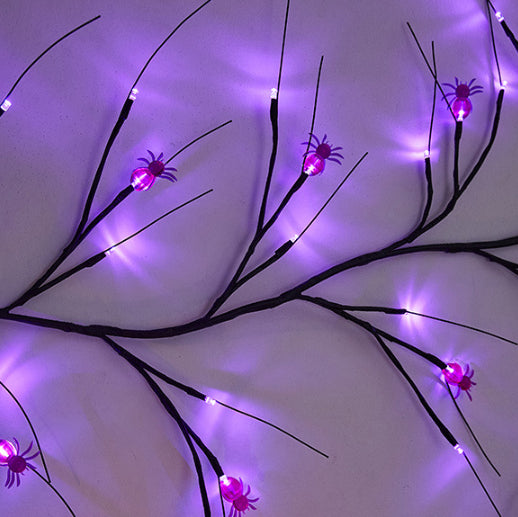 Halloween Decoration Rattan Lamp LED Artificial Tree Lights